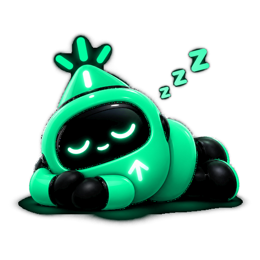 Buddy, asleep
